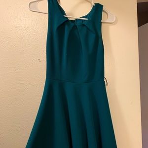 Emerald green dress
